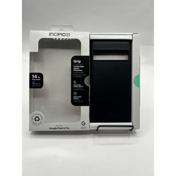 Incipio Grip Series Hard Case for Google Pixel 6 Pro Smartphones - Black - Picture 2 of 4